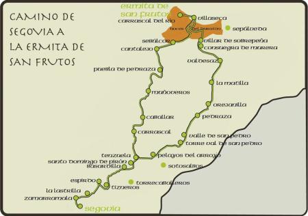Imagen CAMINO DE SAN FRUTOS A SU PASO POR TORRE VAL DE SAN PEDRO
